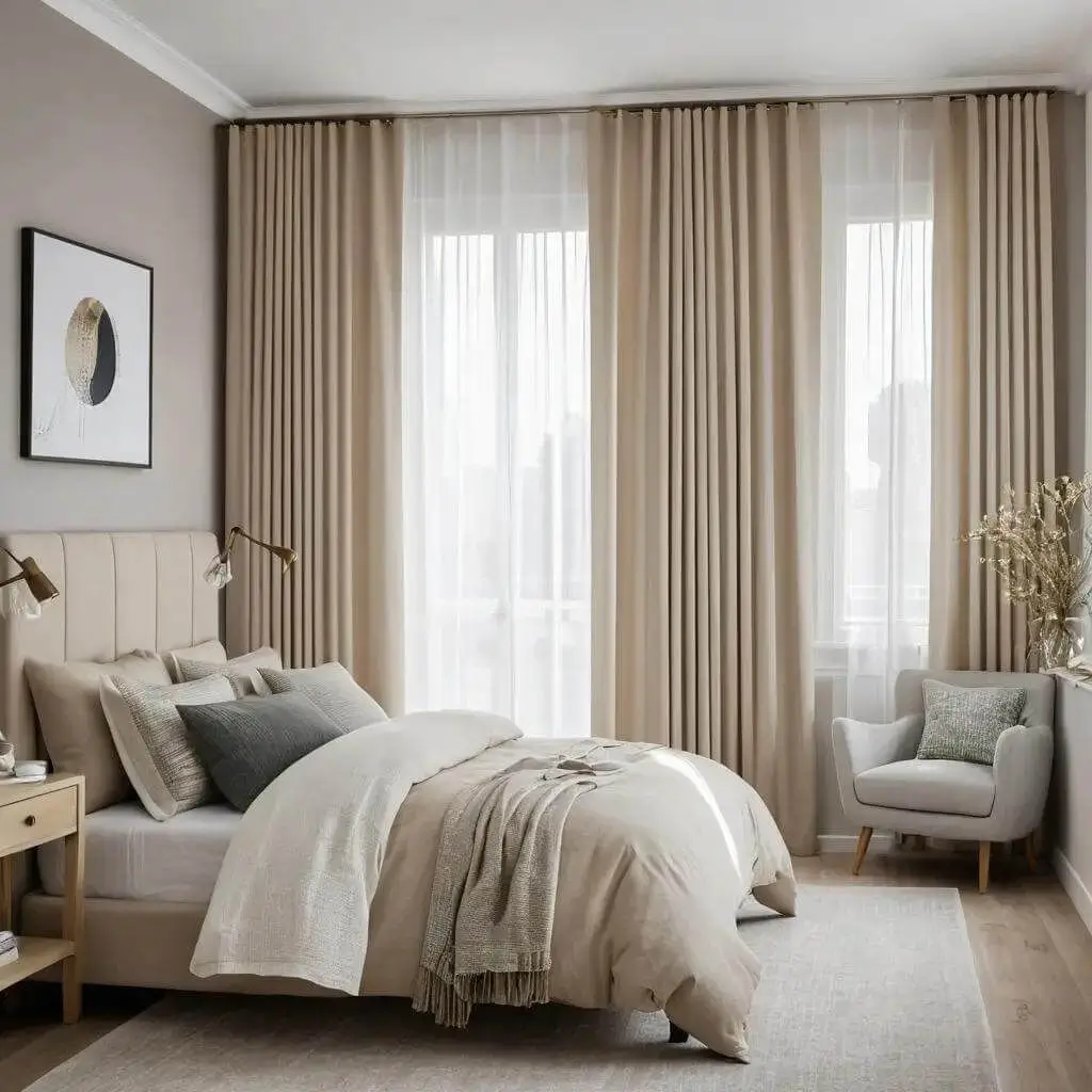 ستائر غرف نوم كلاسيك