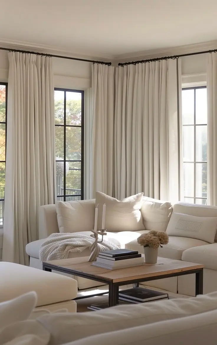 ستائر فخمه للصالات